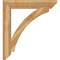Ekena Millwork Thorton Slat Rough Sawn Bracket, Western Red Cedar, 6"W x 40"D x 44"H BKT06X40X44THR06RWR - alternate 2